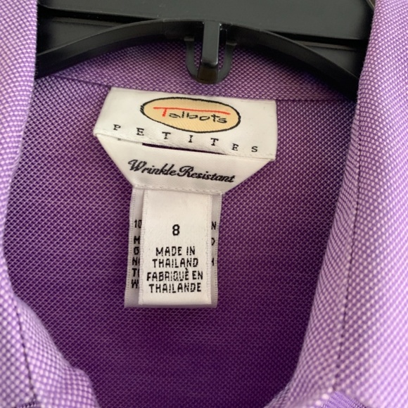 Talbots petites wrinkle resistant button down . MAYBE worn once - Picture 2 of 4